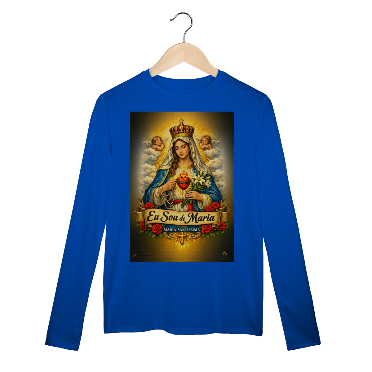 Nome do produto: Camisa Manga Longa - Totus Tuus