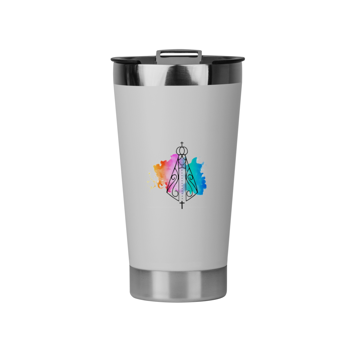 Nome do produto: Copo Térmico - Nossa Senhora