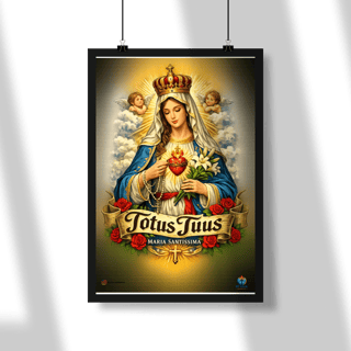 Nome do produto Poster - Totus Tuus