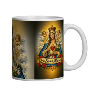 Nome do produto Caneca - Totus Tuus/Sou de Maria