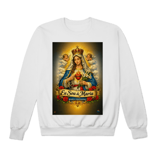 Nome do produto Moletom Prime Fechado - Sou de Maria