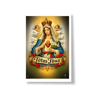 Nome do produto Poster - Totus Tuus
