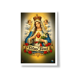 Nome do produto Poster - Totus Tuus