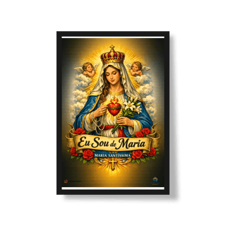 Nome do produto Poster - Sou de Maria