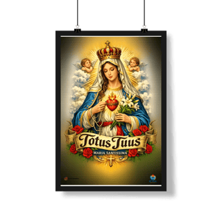 Nome do produto Poster - Totus Tuus
