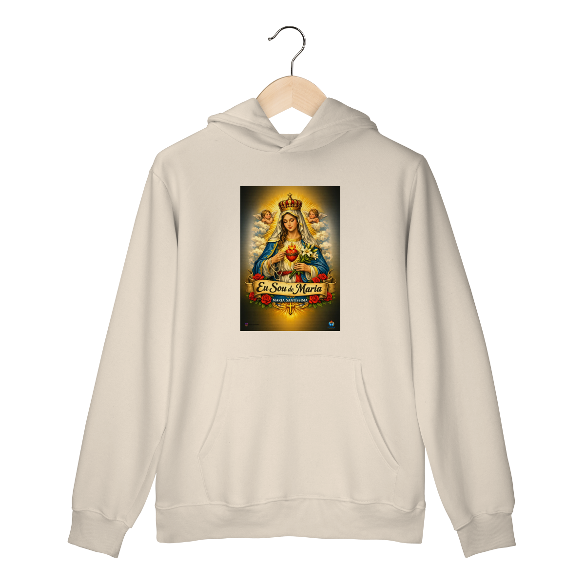 Nome do produto: Moletom Prime Canguru - Sou de Maria