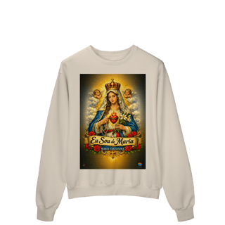 Nome do produto Moletom Prime Fechado - Sou de Maria