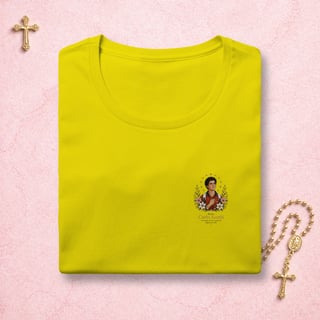 Nome do produto Carlo Acutis Floral - Feminina Estampa Pequena