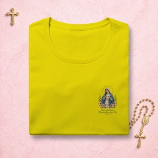 Nome do produto Nossa Senhora Desatadora dos Nós Floral - Feminina Estampa Pequena