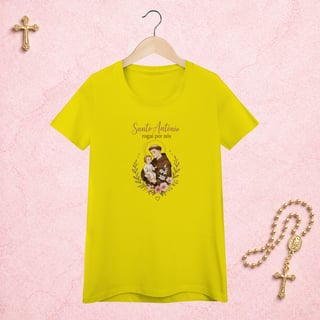 Nome do produto Santo Antônio Floral - Feminina Estampa Central