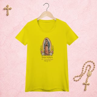 Nome do produto Nossa Senhora Guadalupe Floral - Feminina Estampa Central