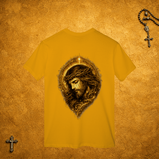 Nome do produto Jesus Cristo Rosto - Costas Dourada