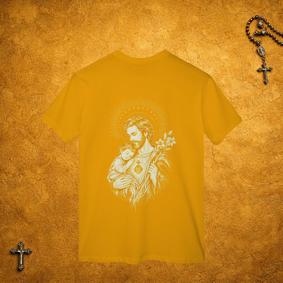 Nome do produto São José Traços Brancos - Costas Dourada