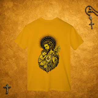 Nome do produto São José Traços Pretos - Costas Dourada