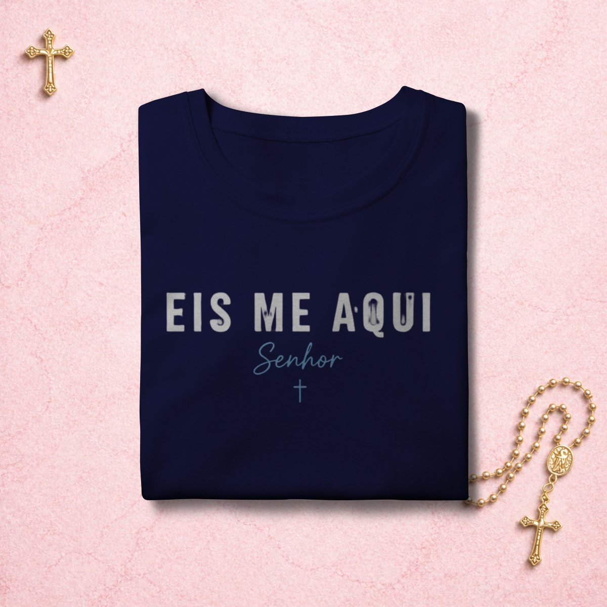 Eis me Aqui Senhor (Azul claro)