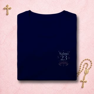 Nome do produto Salmo 23 Floral - Feminina Estampa Pequena