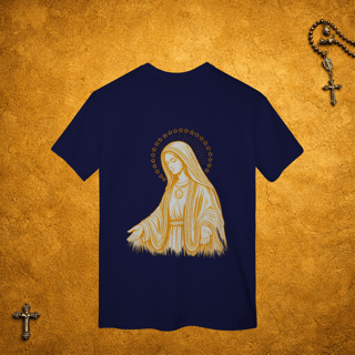 Nome do produto Nossa Senhora das graças Traços Brancos - Costas Dourada