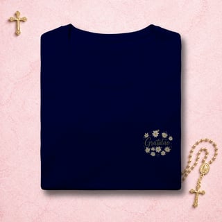 Nome do produto Gratidão Floral - Feminina estampa pequena