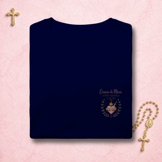 Nome do produto Coração Maria Floral - Feminina Estampa Pequena