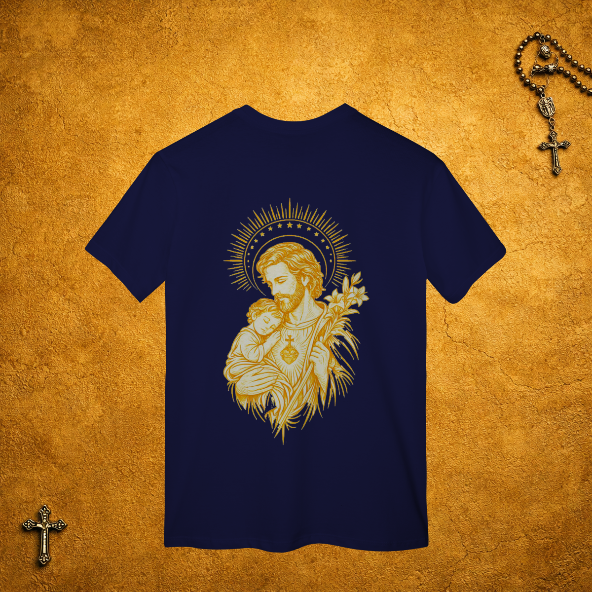 Nome do produto São José Traços Brancos - Costas Dourada