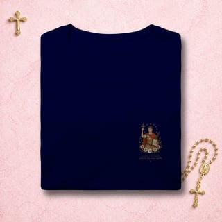 Nome do produto Santo Expedito Floral - Feminina Estampa Pequena