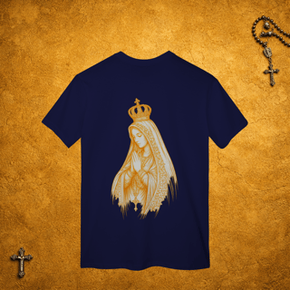 Nome do produto Nossa Senhora Traços Brancos - Costas Dourada