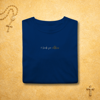 Nome do produto É lindo ser católico (centro) - Escrita Minimalista