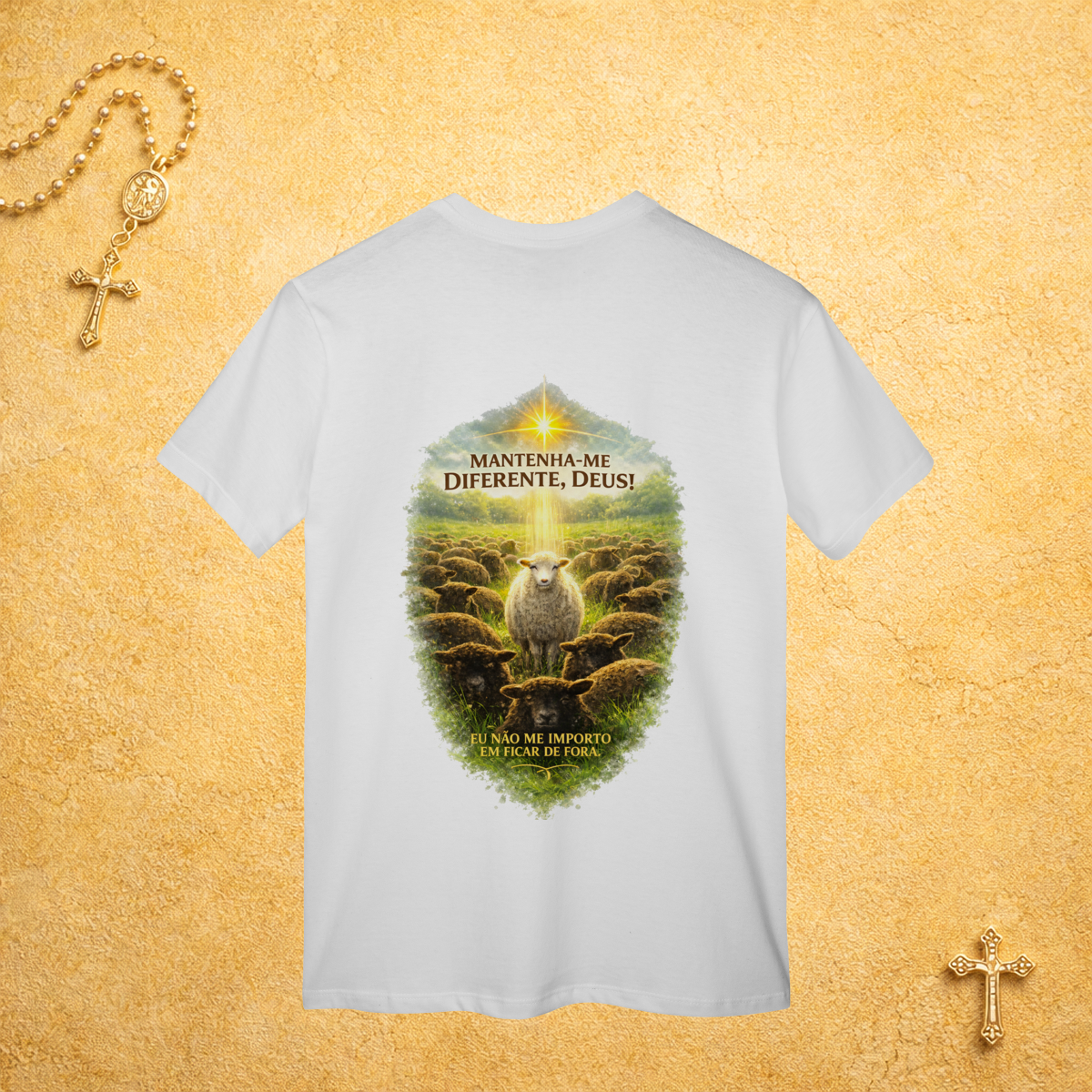 Nome do produto: Matenha-me diferente - Costas Colorida