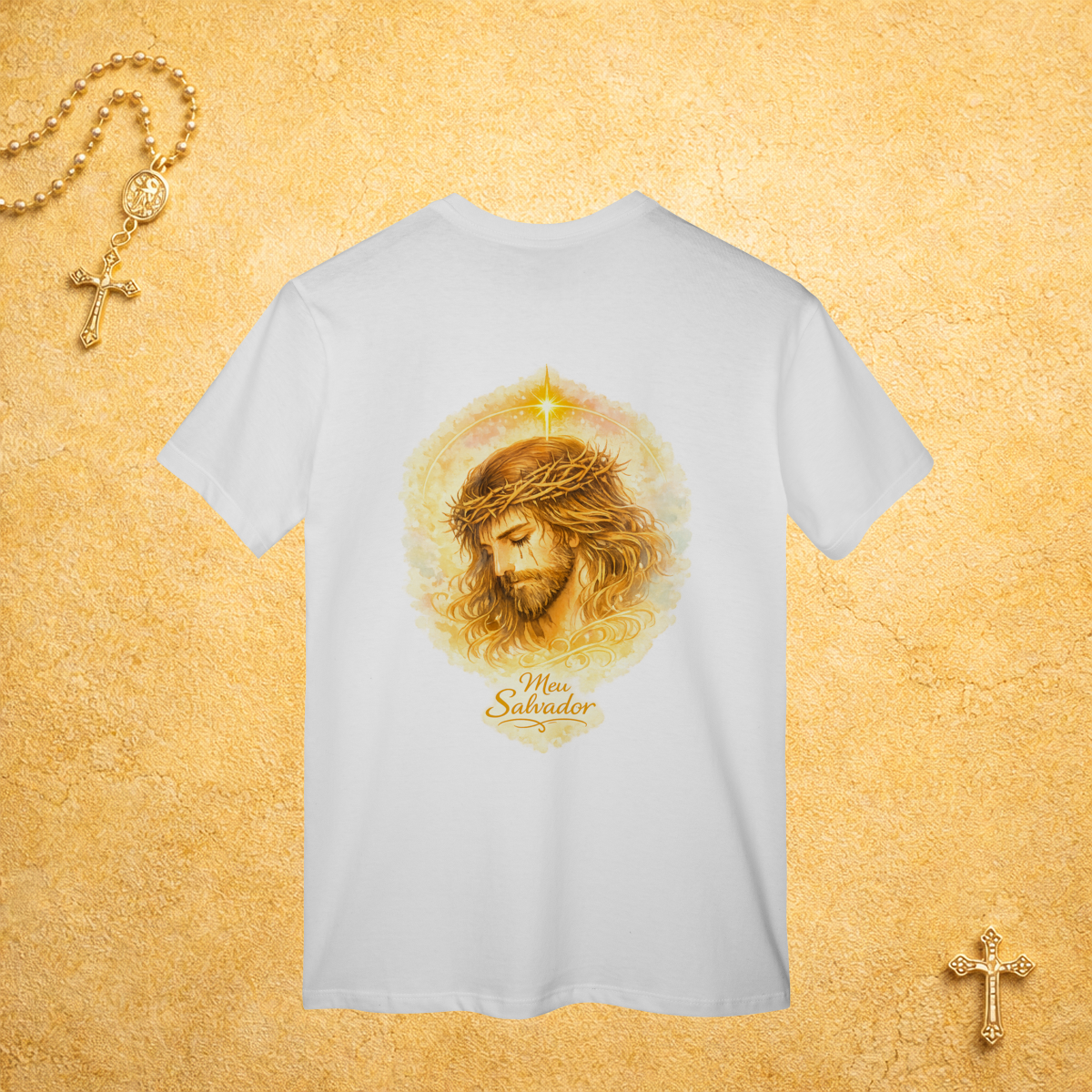 Nome do produto: Jesus meu Salvador - Costas Colorida