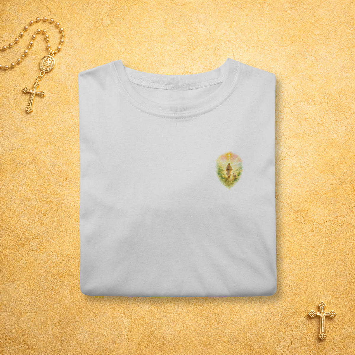 Nome do produto: Ele me salvou - Minimalista Colorida