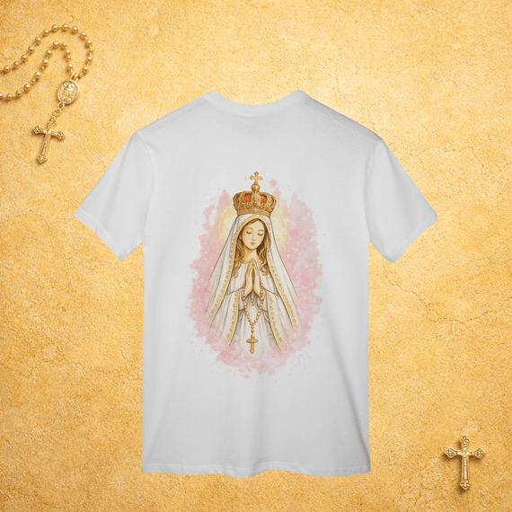 Nossa Senhora de Fátima - Costas Colorida