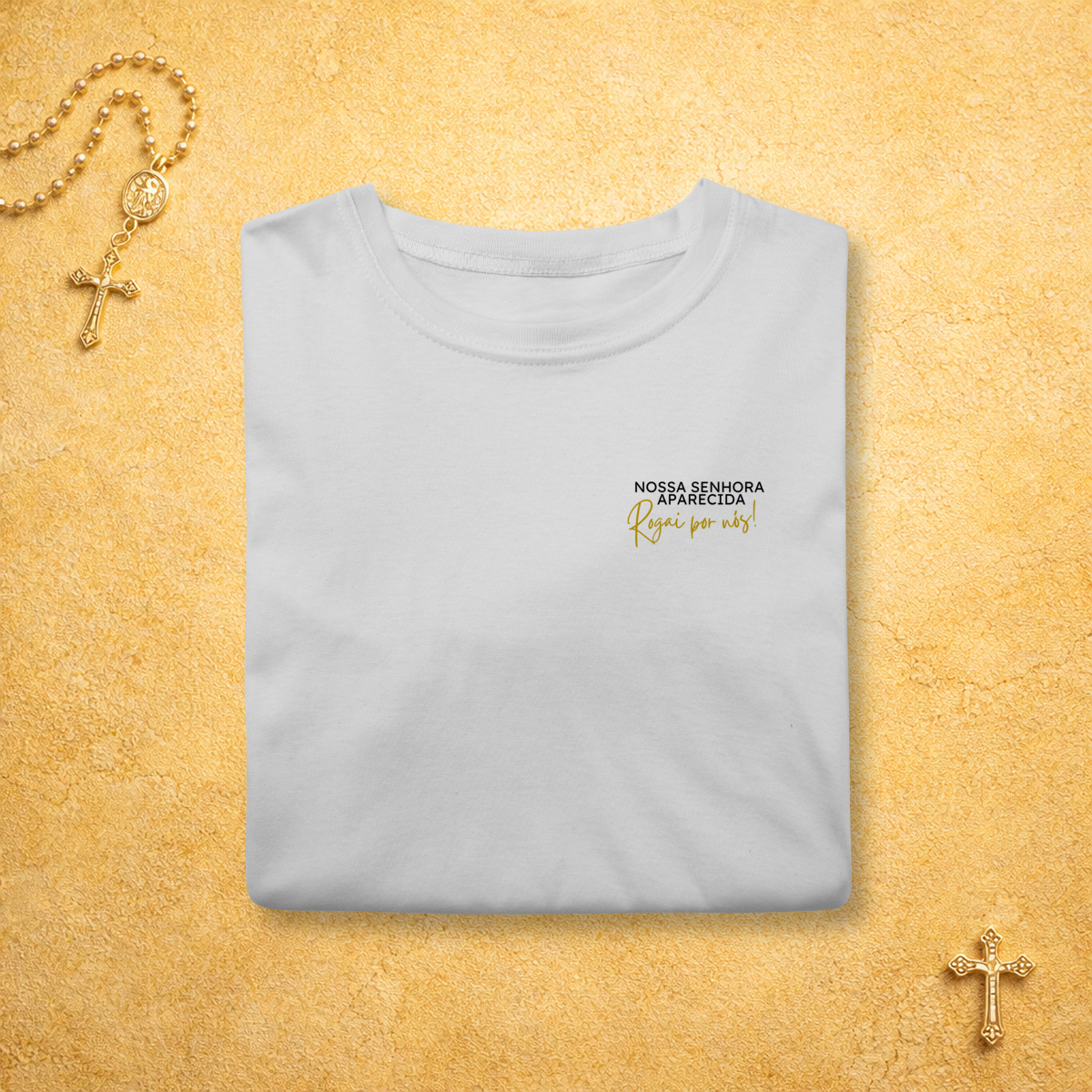 Nossa Senhora Aparecida - Escrita Minimalista