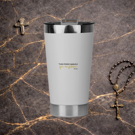 Copo Térmico - Tudo posso