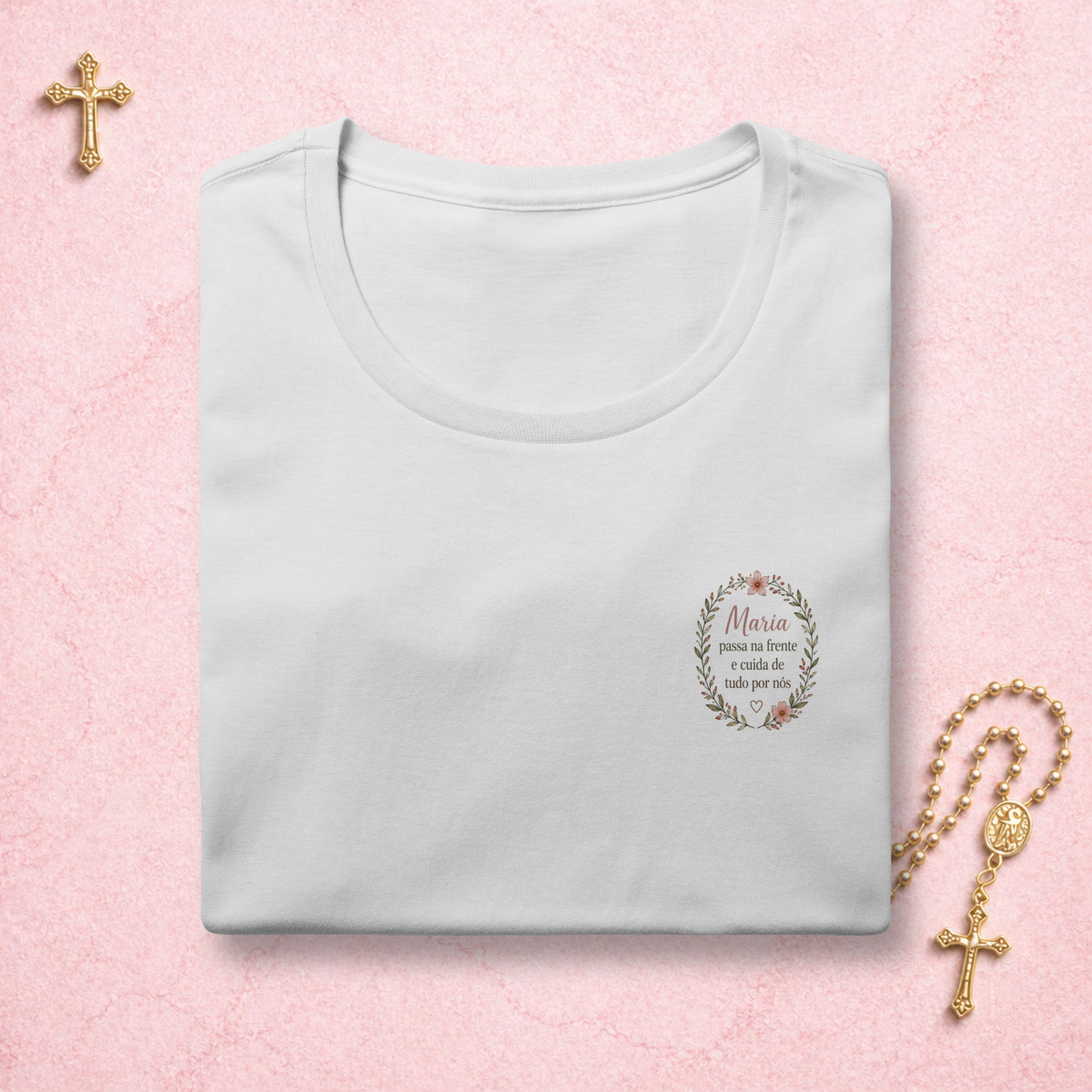 Nome do produto: Maria Cuida Floral - Feminina Estampa Pequena