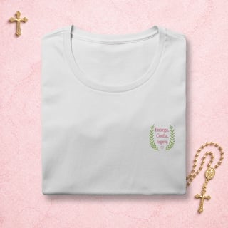 Entrega Confia Espera Floral - Feminina Estampa Pequena