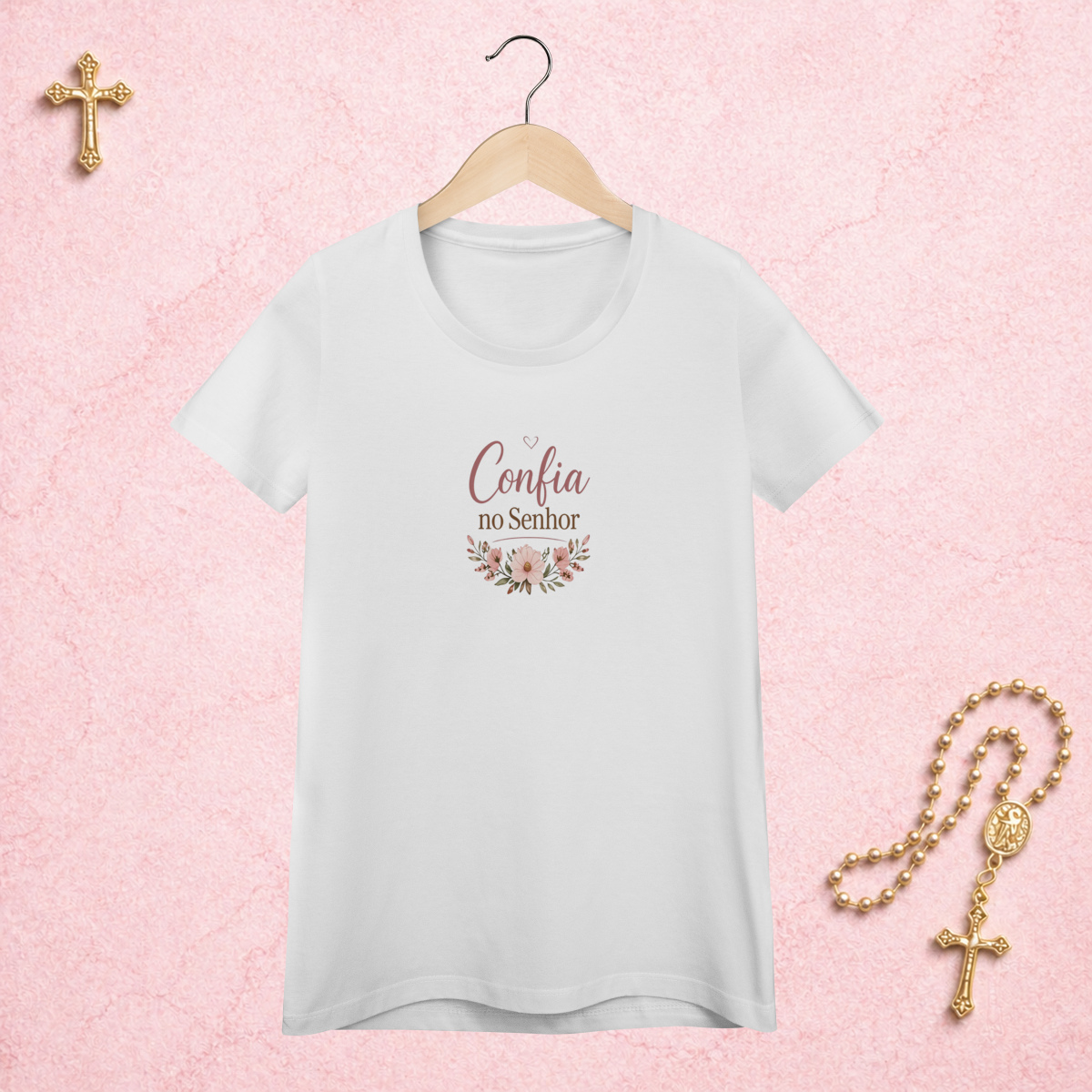 Confia Floral - Feminina Estampa Central