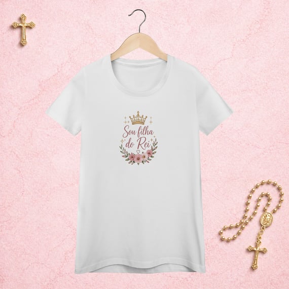 Filha do Rei Floral - Feminina Estampa Central