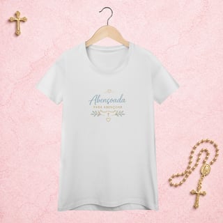 Abençoada Floral - Feminina Estampa Central