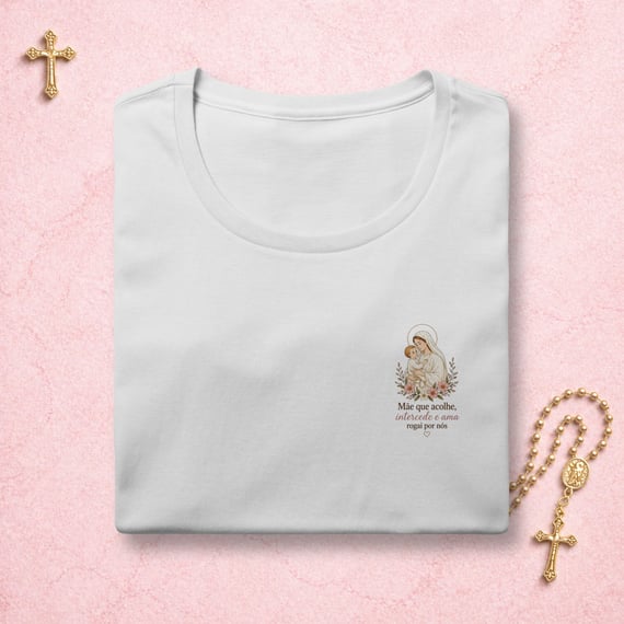 Mãe que acolhe Floral - Feminina Estampa Pequena