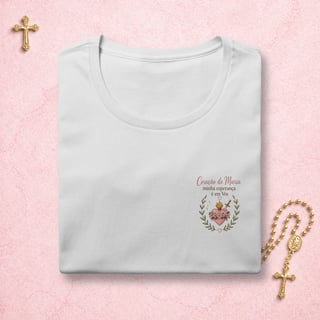 Coração Maria Floral - Feminina Estampa Pequena