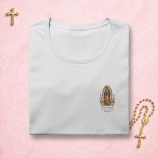Nossa Senhora Guadalupe Floral - Feminina Estampa Pequena