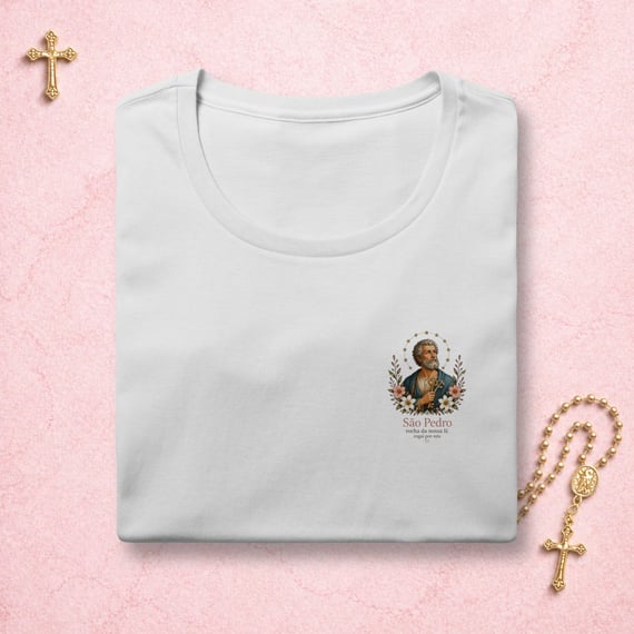 São Pedro Floral - Feminina Estampa Pequena