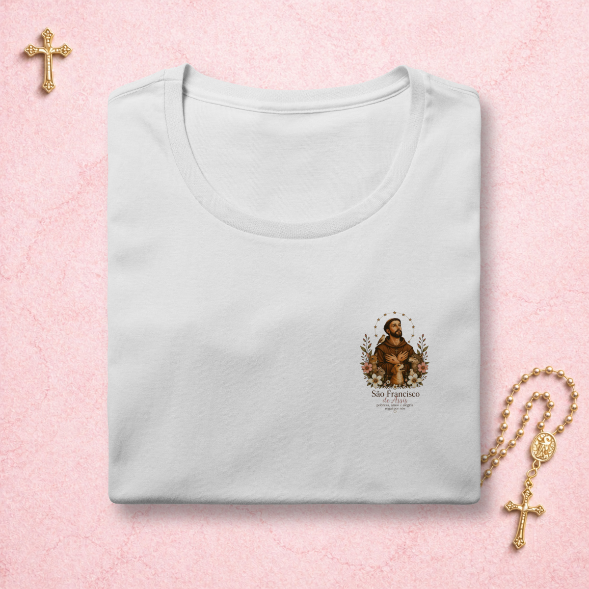 Nome do produto: São Francisco Floral - Feminina Estampa Pequena