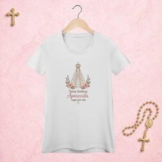 Nossa Senhora Floral - Feminina Estampa Central