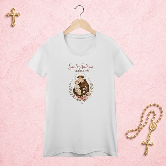 Santo Antônio Floral - Feminina Estampa Central