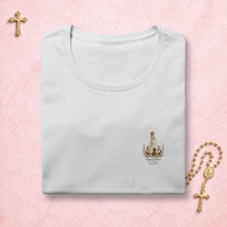 Nome do produto Nossa Senhora de Fátima Floral - Feminina Estampa Pequena