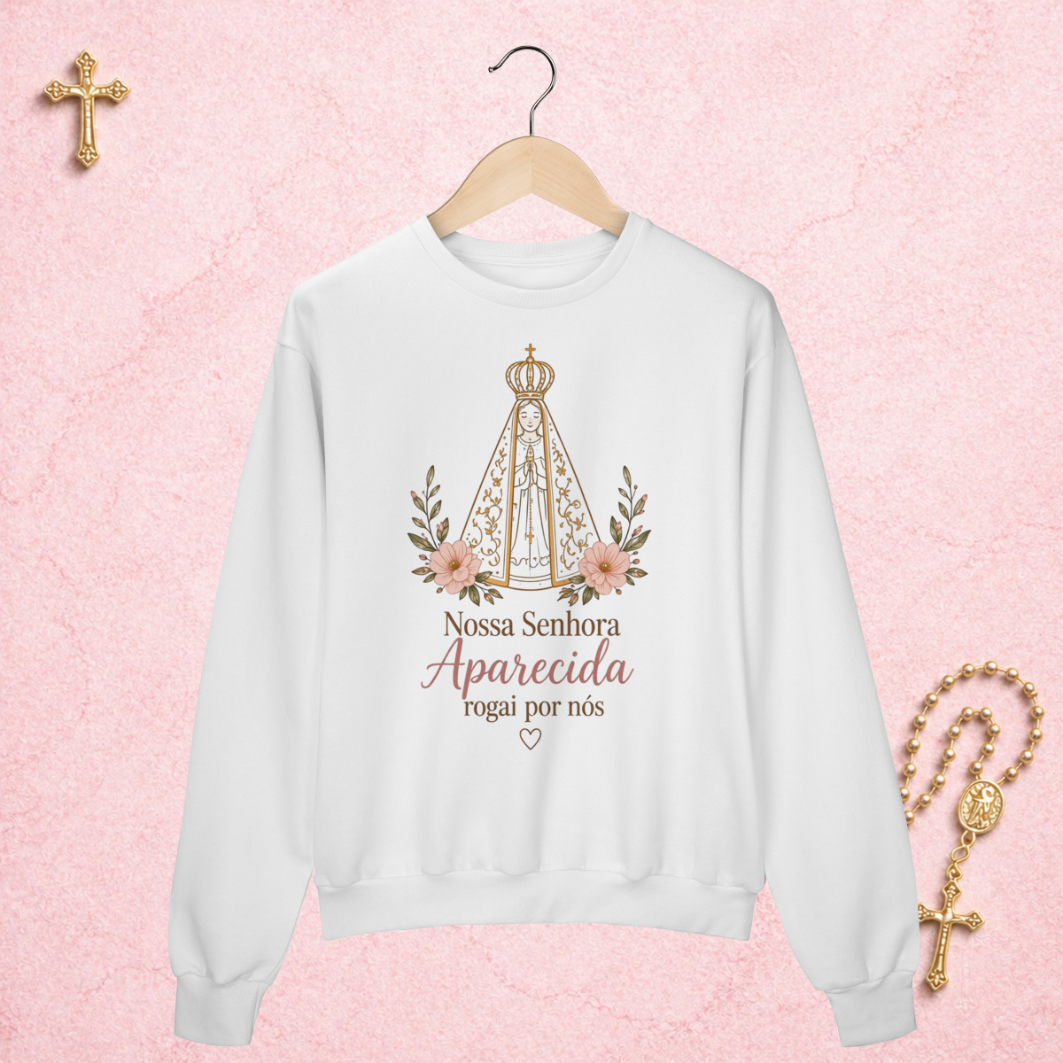 Moletom - Aparecida Floral