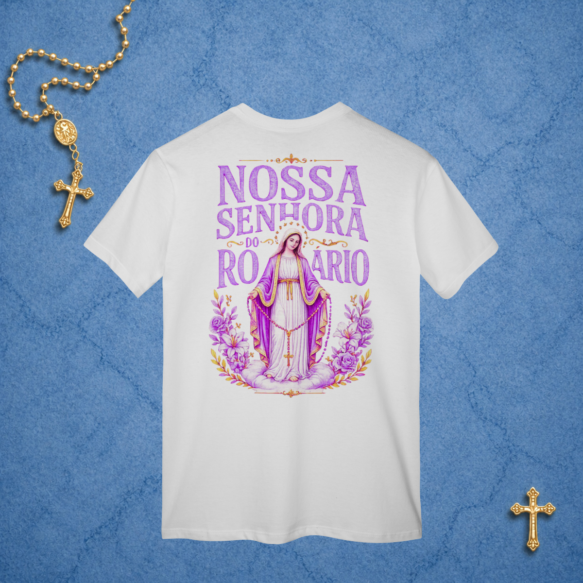 Nossa Senhora do Rosário Roxa - Costas