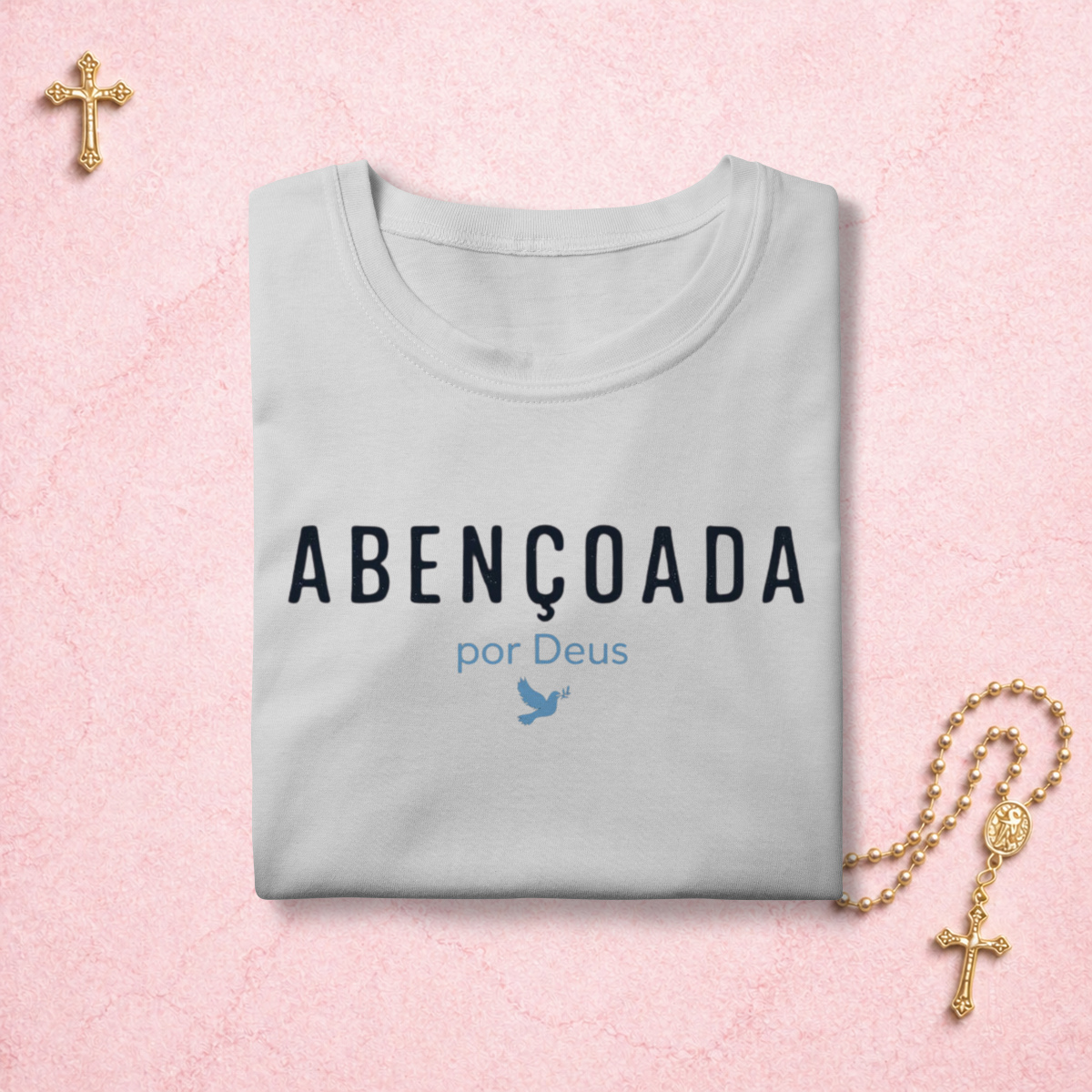 Abençoada Por Deus (Azul Claro)