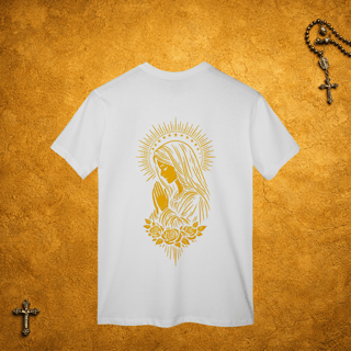 Nome do produto Nossa Senhora Traços - Costas Dourada